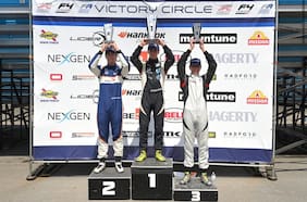 Victoria y liderato en Estados Unidos: Nicolás Ambiado se queda con un triple podio en la Fórmula Regional Américas