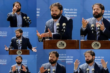 En Lampa, por cerca de 50 minutos, el Presidente Gabriel Boric entregó explicaciones por el caso de Manuel Monsalve.