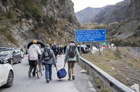 Éxodo ruso: Las historias de quienes se niegan a ir a la guerra en Ucrania