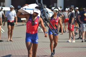 César Abaroa y Eber Sanhueza clasificaron al repechaje del remo