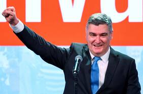 El populista Milanovic se impone con claridad a Primorac en la segunda vuelta de las presidenciales de Croacia