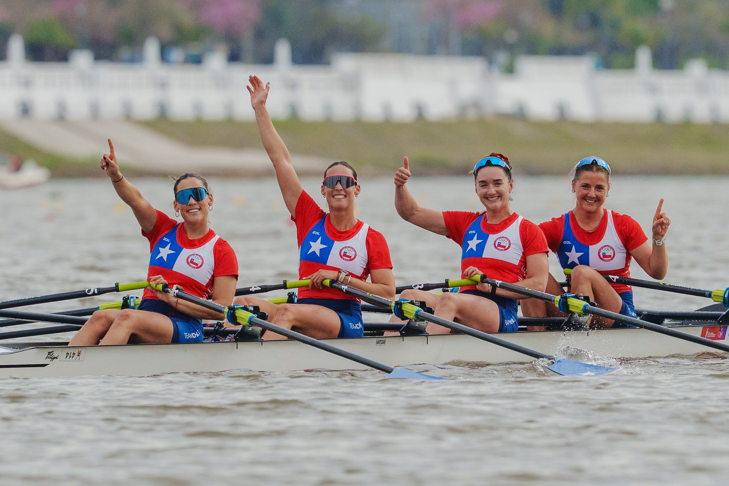 El remo tiene otra jornada llena de medallas en los Juegos Suramericanos con las Abraham y las hermanas Hostetter como protagonistas