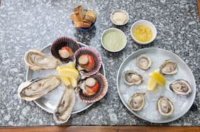 Marina Mar de Tapas: mariscos frescos de la piscina al plato en barrio Italia