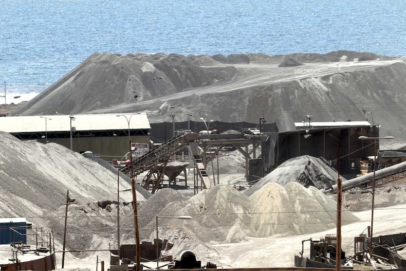 Planta de Enami en Taltal