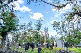Una gigantesca torre en Tierra del Fuego redefine forma de medir el impacto del cambio climático