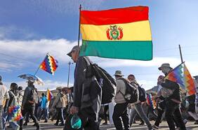 Marcha de “evistas” llega a La Paz en medio de conflicto y acusaciones de sabotaje por parte de gobierno de Arce
