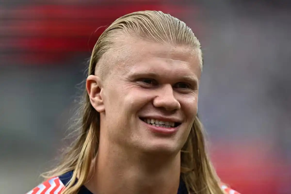 Con las reacciones incrédulas de Guardiola e Ibrahimovich: Erling Haaland sorprende con drástico cambio de imagen