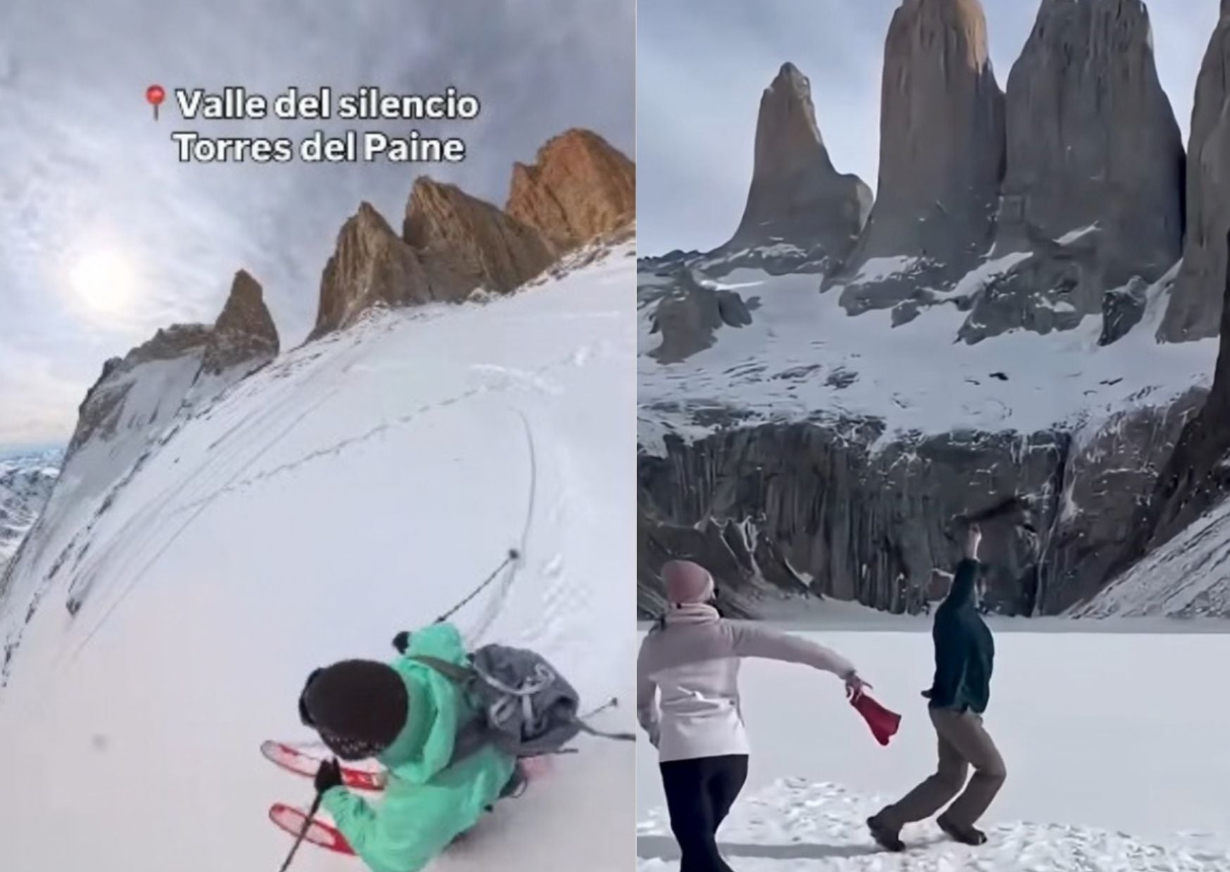 Conaf cuestiona videos de turistas en Torres del Paine y advierte por prácticas riesgosas en áreas protegidas