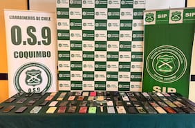 Detienen a seis personas por robos de celulares en La Pampilla de Coquimbo: recuperaron 88 aparatos, algunos enterrados en sitio eriazo