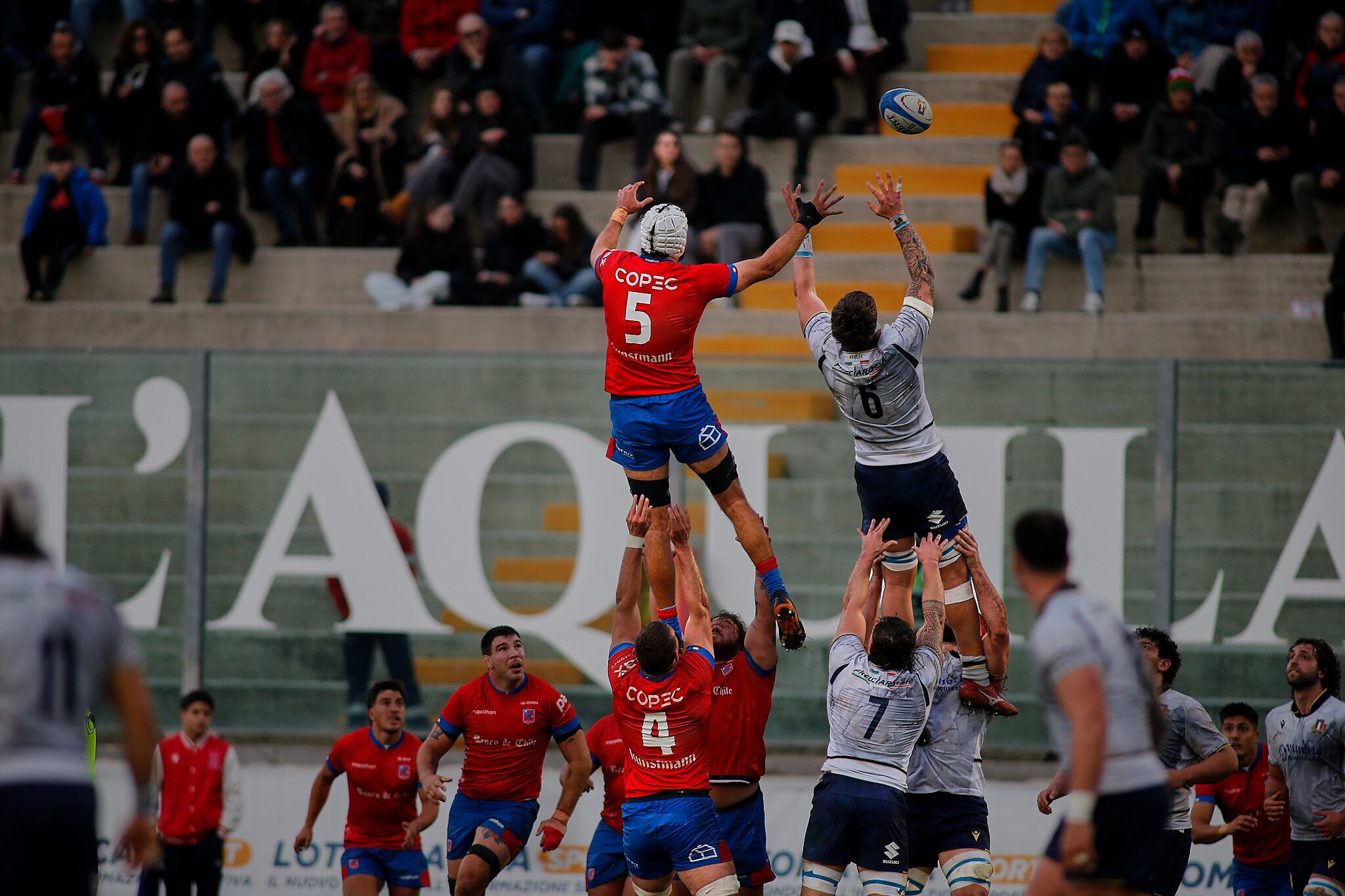 Los Cóndores dan una dura pelea para caer ante Italia XV rumbo a la Copa del Mundo