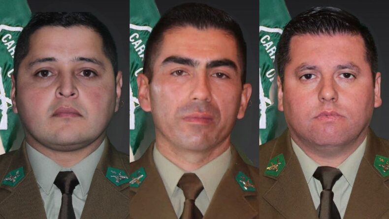 tres carabineros asesinados en Cañete / asesinato de tres carabineros / Carlos José Cisterna Navarro / Misael Magdiel Vidal Cid / Sergio Antonio Arévalo Lobo