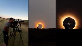 Skater español deja una de las imágenes más sorprendentes del eclipse