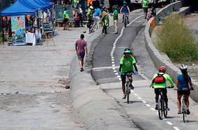 Inauguran primer tramo de ciclovía en ribera del río Mapocho