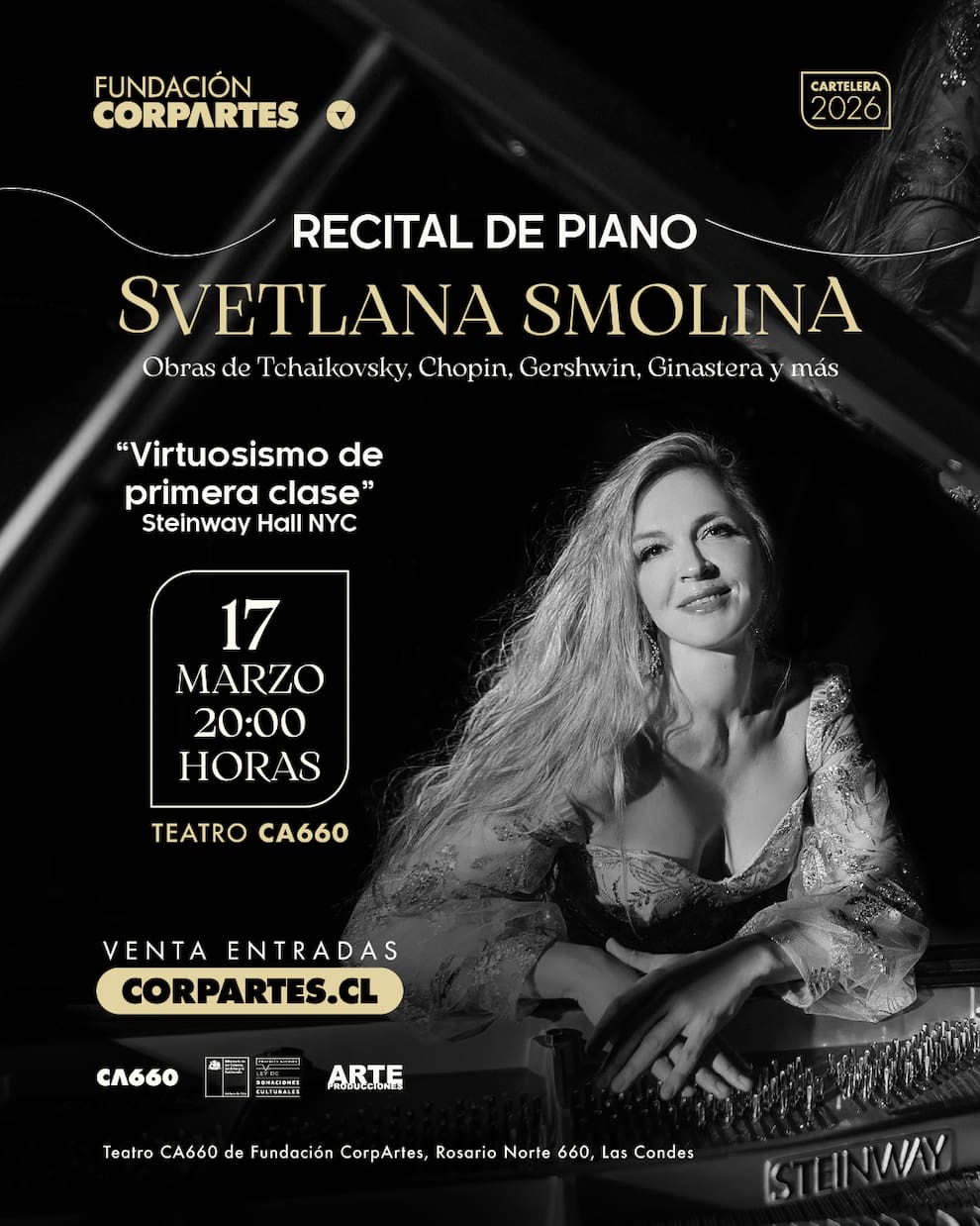 La destacada pianista Svetlana Smolina se presenta en Teatro CA660 - La ...