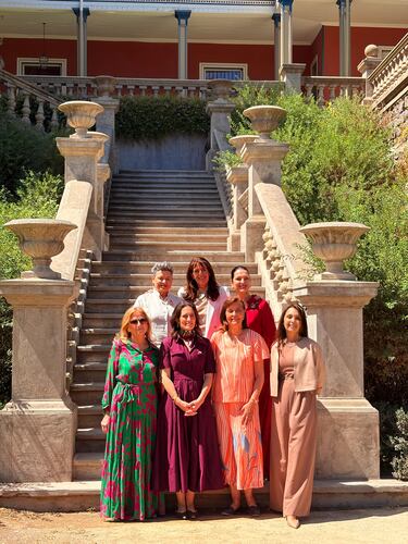 María Pía Adriasola se reúne con primeras damas de Costa Rica y Guatemala previo al cambio de mando