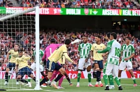 Festejo de pretemporada: Betis de Manuel Pellegrini consigue valiosa victoria ante el campeón inglés Arsenal