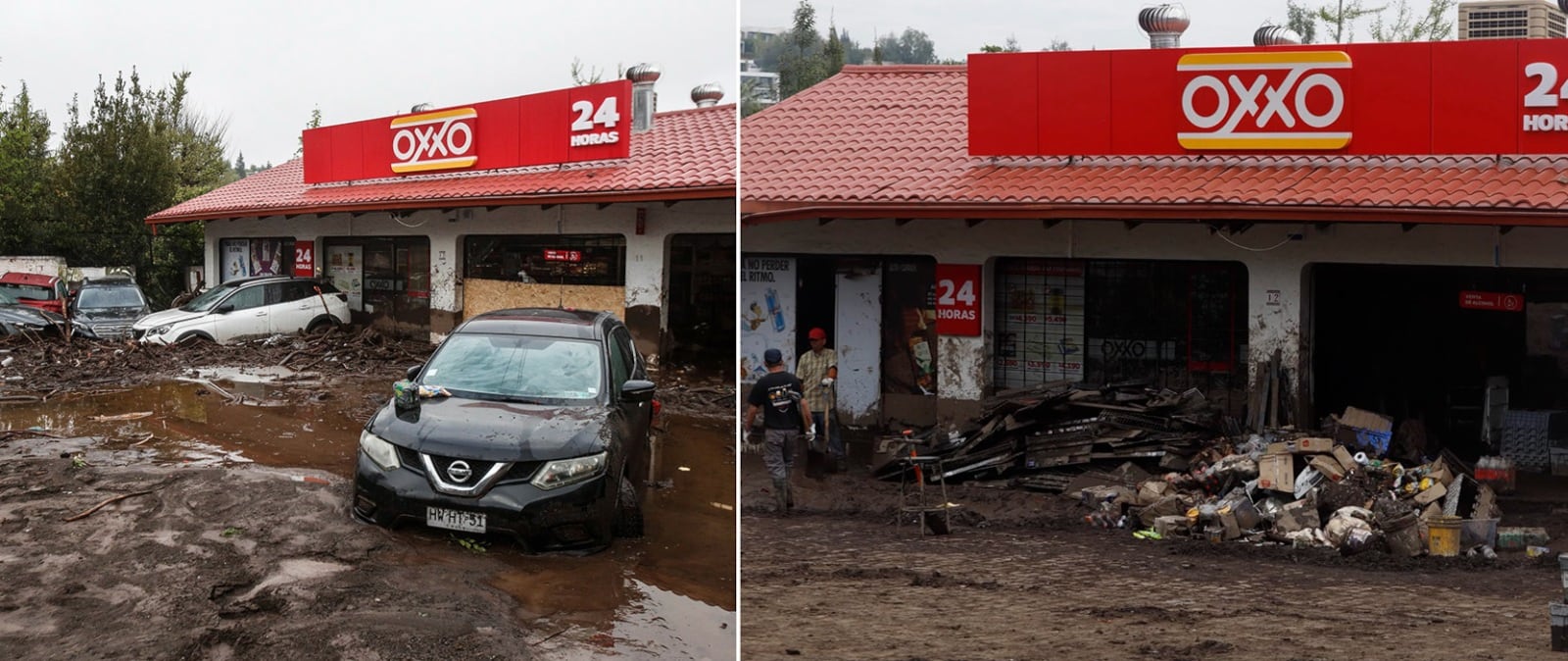 Las huellas del aluvión: a una semana de la emergencia, Las Condes concentra sus esfuerzos en recuperar calles y viviendas