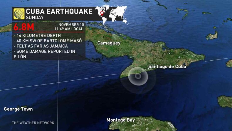 Earthquake in Cuba