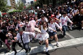 Vuelve Zombiewalk, el terrorífico desfile de muertos viventes por la Alameda