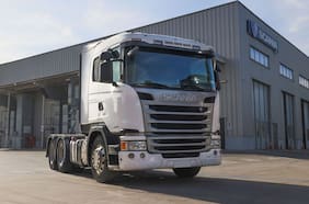 Feria en Santiago pone en vitrina camiones usados para el transporte de carga