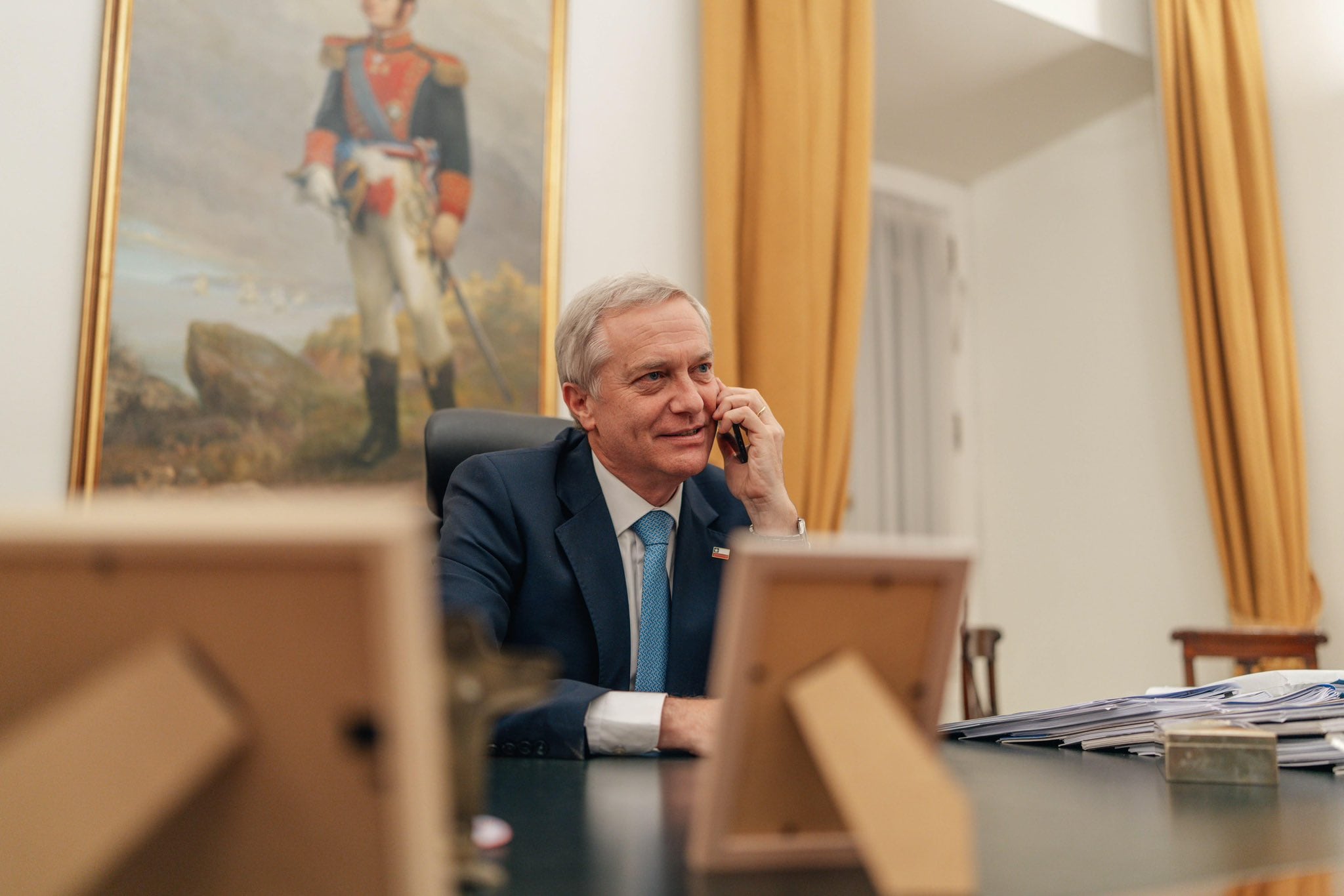 Presidente Kast felicita a Abelardo de la Espriella por su triunfo en elecciones de Colombia