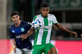 Nacional de Medellín golea a un Racing sin Gabriel Arias por al Libertadores