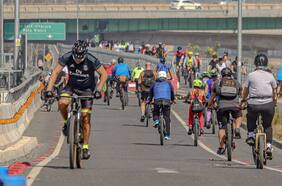 Trabajos en Puente Lo Saldes obligan a suspender CicloRecreoVía en tramos de Providencia y Santiago este domingo
