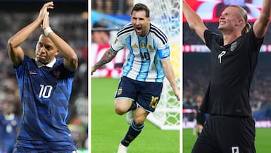 Al acecho de Fontaine: Messi, Mbappé y Haaland batallan por la Bota de Oro más peleada de la historia de los Mundiales