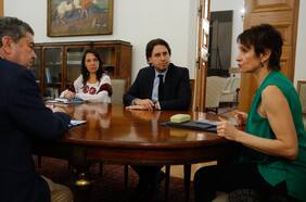 Tras reunión con Tohá, presidentes de la Cámara y del Senado acuerdan plan con 10 medidas: buscarán avanzar en creación de Ministerio de Seguridad