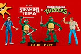 Lanzarán una nueva serie de figuras que mezclará a Stranger Things con las Tortugas Ninja