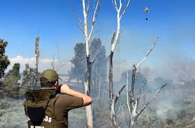 Incendios forestales en la zona central: condiciones climáticas adversas marcan este sábado
