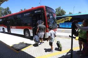 En un mes 55 mil pasajeros han viajado en el recorrido 555 que va desde Pajaritos hasta el aeropuerto de Pudahuel