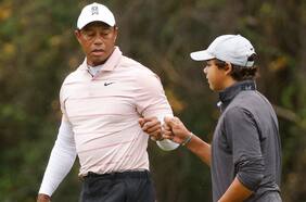 De tal palo, tal astilla: hijo de Tiger Woods deslumbra al mundo del golf en torneo junto a su padre