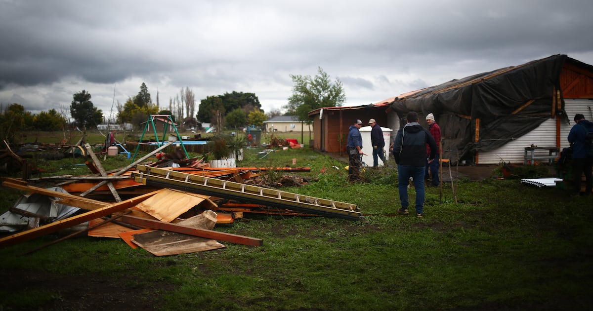 Balance por sistema frontal: 138 damnificados y más de 900 casas dañadas en la zona centro-sur del país