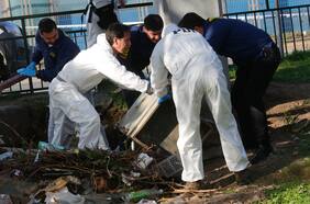 Estaba sin puerta: confirman que caja fuerte encontrada en Renca es la que fue robada de Desarrollo Social