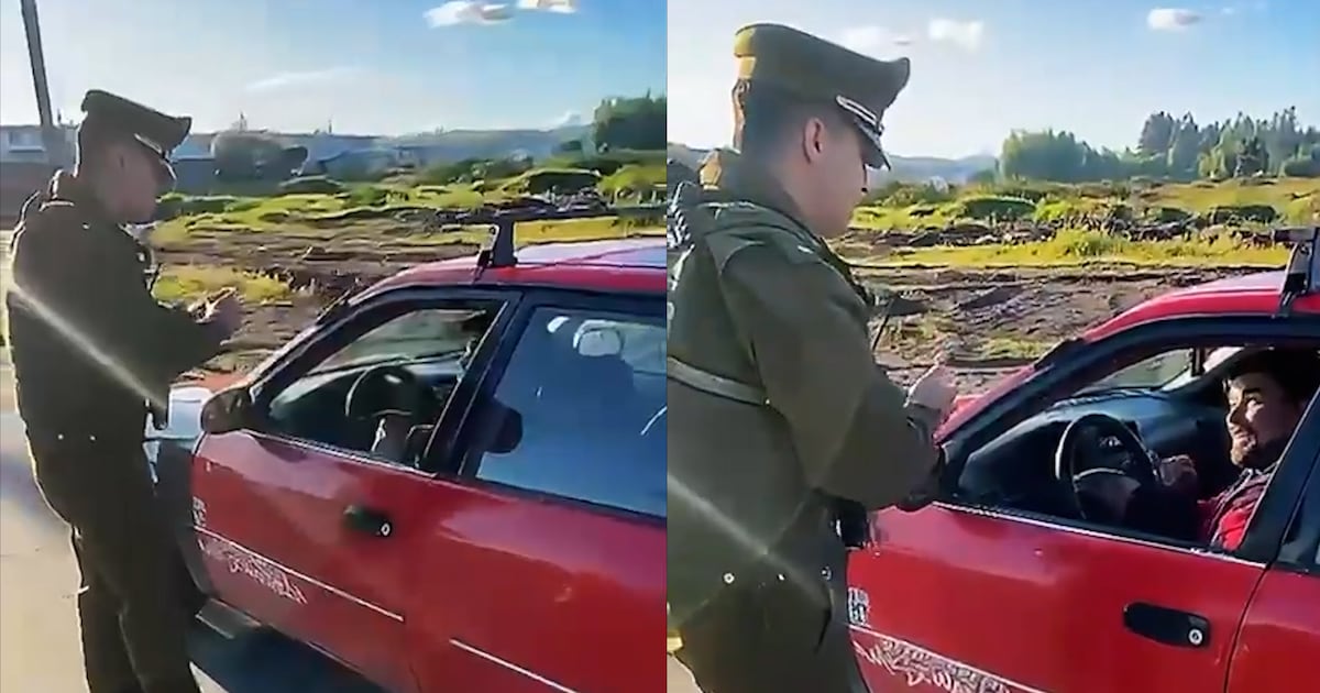 Carabinero sorprende al fiscalizar en lengua de señas a un conductor en Yumbel