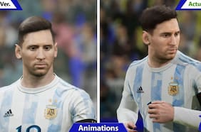 Video compara como luce eFootball 2022 en la actualidad con su versión de lanzamiento