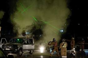 Concierto para ovnis: la alucinante performance que se toma el Parque O’Higgins