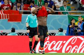 Video: Lukaku llora desconsoladamente por los goles perdidos en el fracaso de Bélgica en Qatar