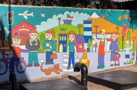Día del Medioambiente: presentan mural sustentable que purifica y descontamina el aire