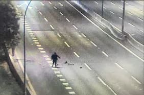 Un detenido por robo en la autopista General Velásquez en Lo Espejo: sujetos instalaron una barricada con piedras