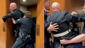 Veterano de la Armada de EE.UU. fue expulsado del Capitolio por protestar contra el conflicto en Medio Oriente