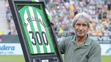 Manuel Pellegrini le pone nota a la temporada del Betis: “Un sobresaliente sería poco”