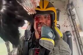 Este piloto impactó peligrosamente con un enorme pájaro en el momento del despegue