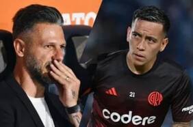 Erró dos penales, desobedeció a su entrenador, y terminaron empatando: los fallos de Esequiel Barco que desencadenaron la furia de Demichelis en River Plate