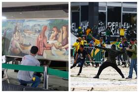 “El valor es incalculable”: las costosas obras de arte que destruyeron los atacantes en Brasilia