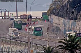 Habilitan pista izquierda de avenida España de Viña del Mar para transporte público y de carga