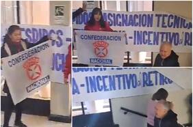 Funcionarios de la salud se toman dependencias del Minsal ante despido de honorarios Covid