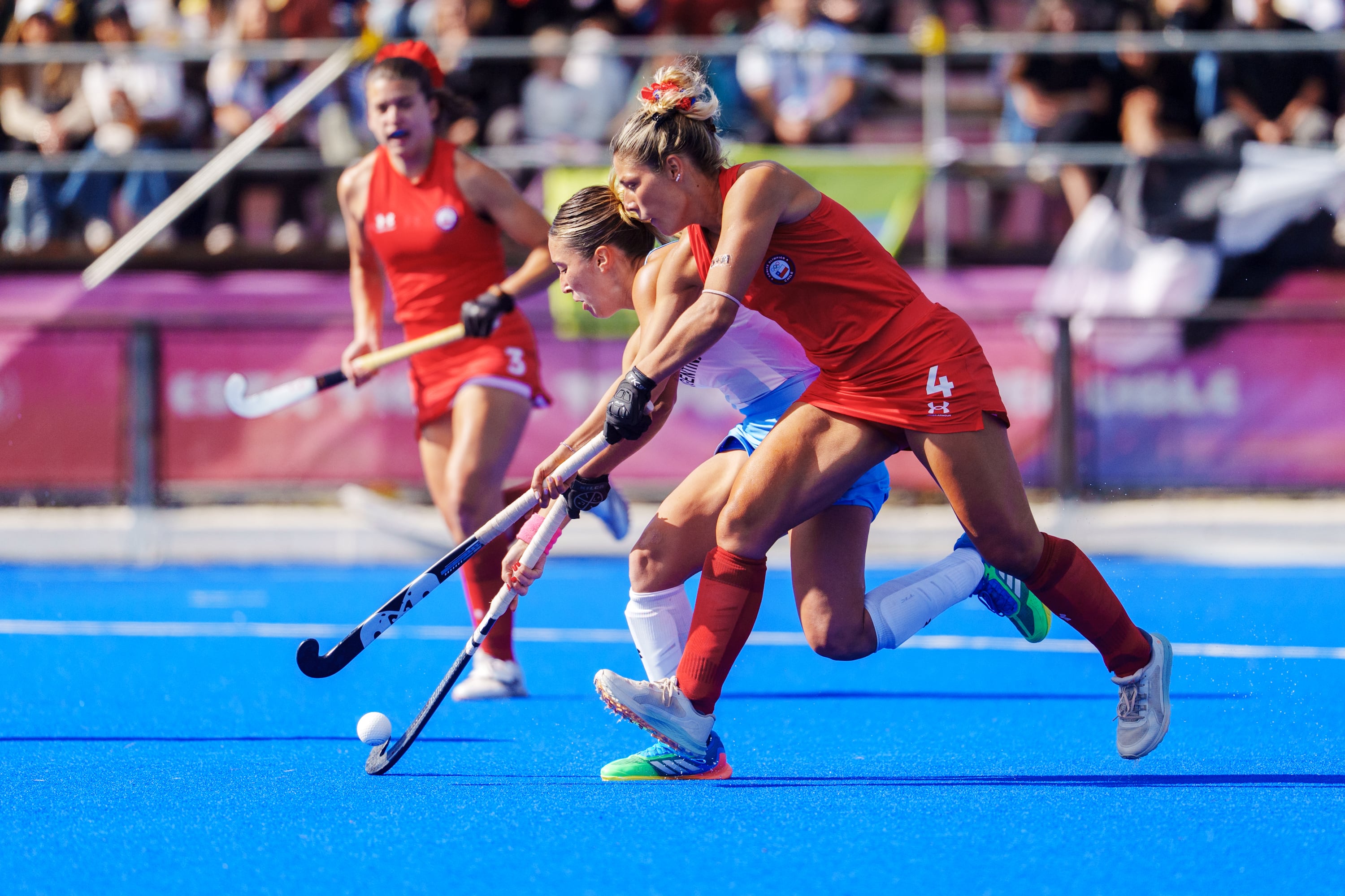 Hockey Césped Diablas vs. Leonas. FOTO: Óscar Muñoz Badilla/Team Chile.