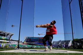 Humberto Mansilla se queda con el décimo lugar del lanzamiento del martillo en el Mundial de Atletismo de Oregón